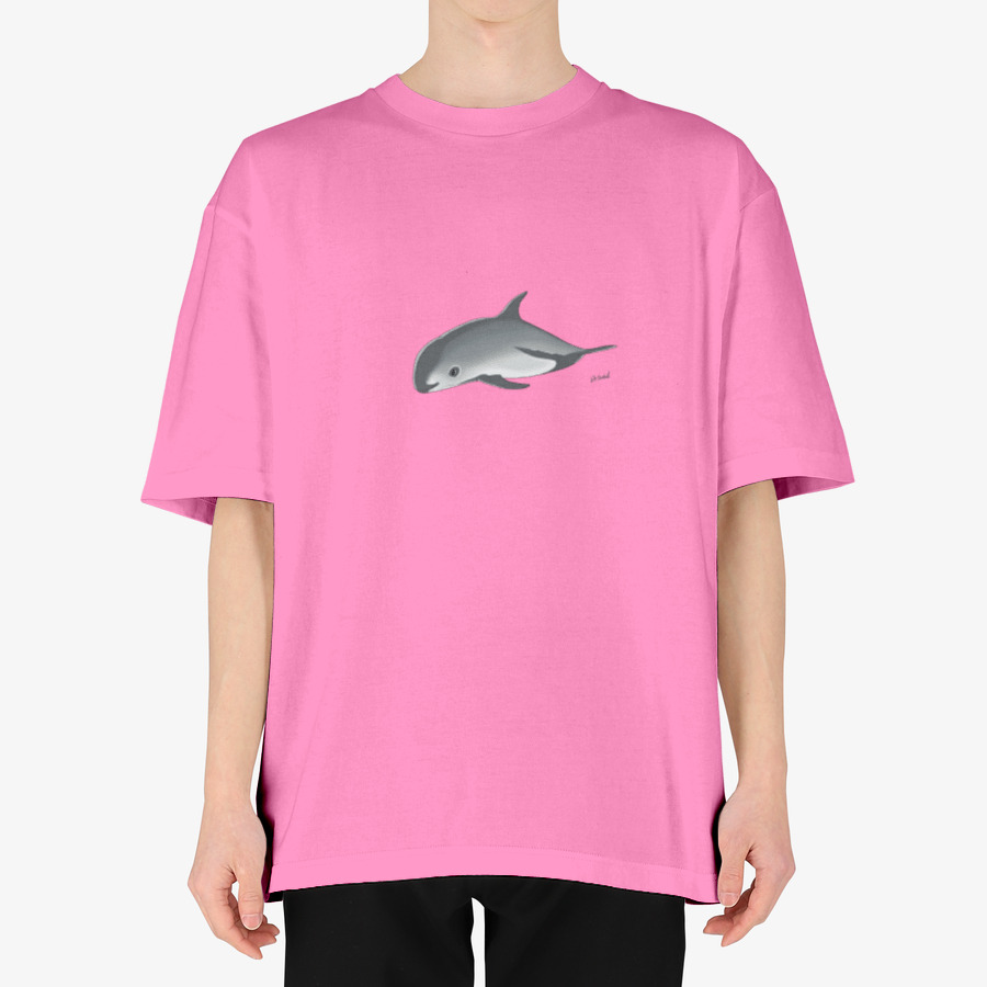 Vaquita porpoise world map T shirts, MARPPLESHOP GOODS