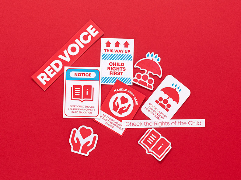 Save the Children 
Red Voice Goods OPEN !