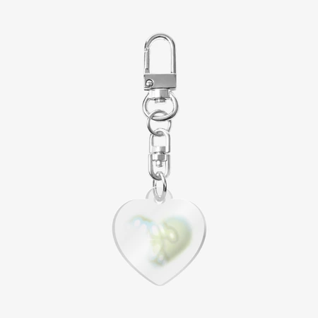 새소 Goods, Heart Acrylic Key Ring (Clear)