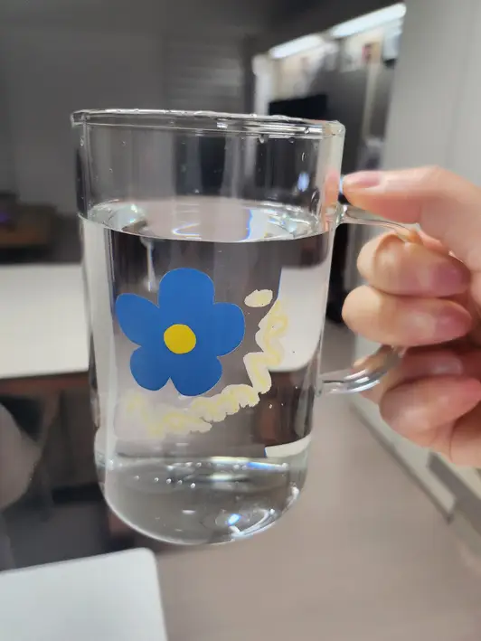 내열유리 머그컵 L 530ml 구매 제작 후기 사이즈도 크고 넘 좋네요.나만의 컵  - 마플 리얼 후기 