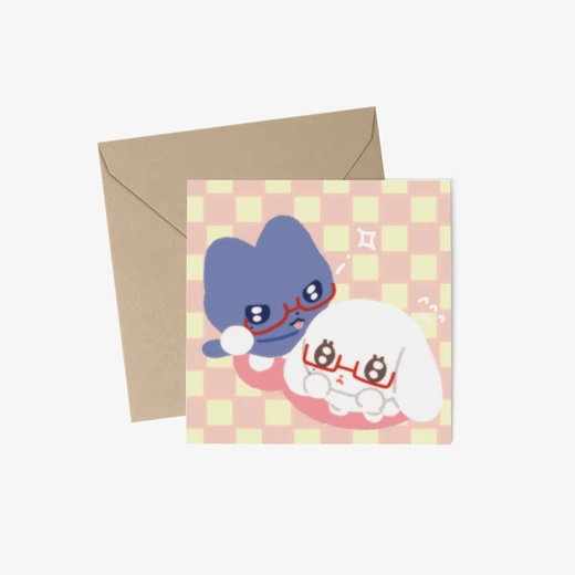 아코, 아이콩 , Square Postcard + Envelop