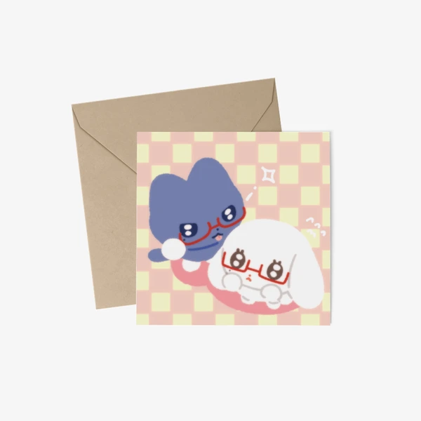 아코, 아이콩 Sticker, Square Postcard + Envelop