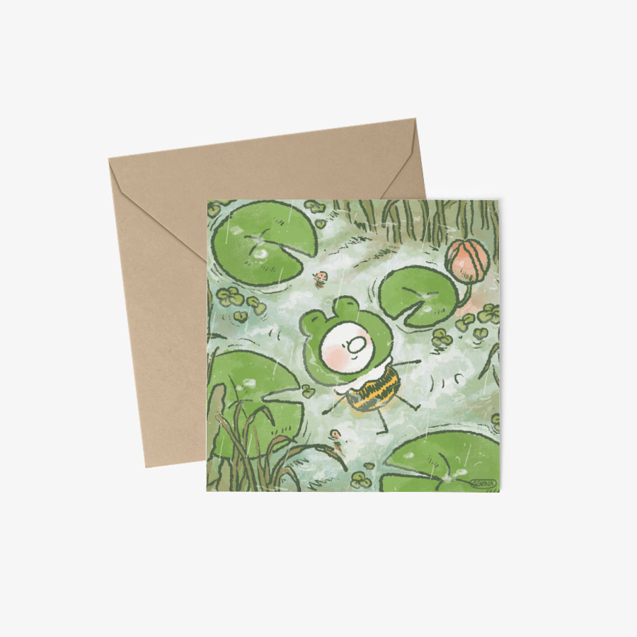 Summer2_Waitng For The Frog_Postal card, MARPPLESHOP GOODS