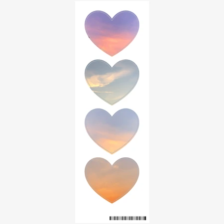 KKOMANG Sticker, Heart A Sticker