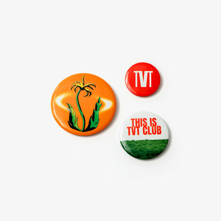 This is TVT Club Pin Badge 3types SET, MARPPLESHOP GOODS