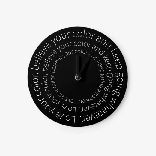 Colorsstudio 컬러즈스튜디오 , colors sloganring clock black 굿즈, 굿즈 판매, 굿즈샵