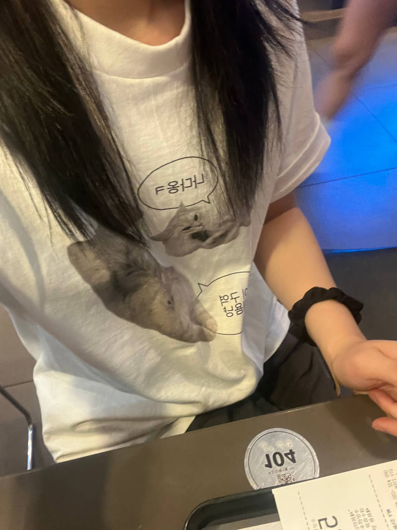 Printstar Premium Cotton Adult T-shirt Purchased L 제작 후기 Haha, if you wear this, you'll become a popular star.- 마플 리얼 후기