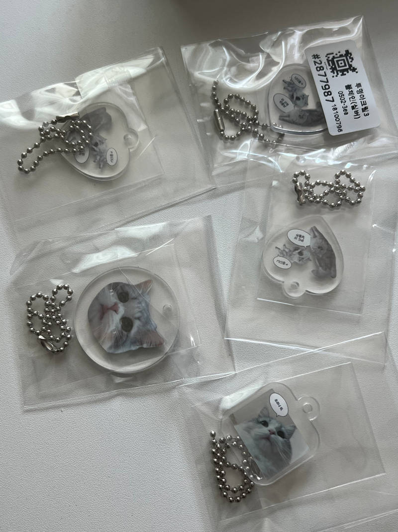 Heart Acrylic Key Ring (Clear) Purchased 12.60 x 13.78 inch 제작 후기 I love giving gifts- 마플 리얼 후기