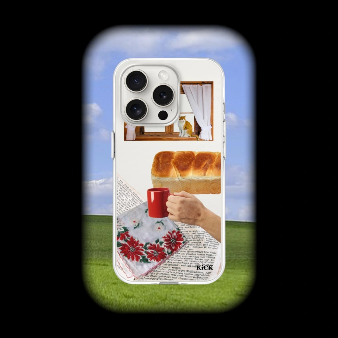 tea time jelly case, 아이폰 15 PRO 젤리케이스 (투명)