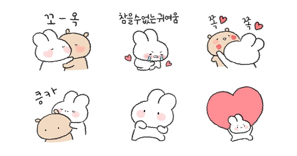 카톡 이모티콘, 캐릭터 굿즈, 귀여운 동물 캐릭터, 토심이, 인스타툰 캐릭터