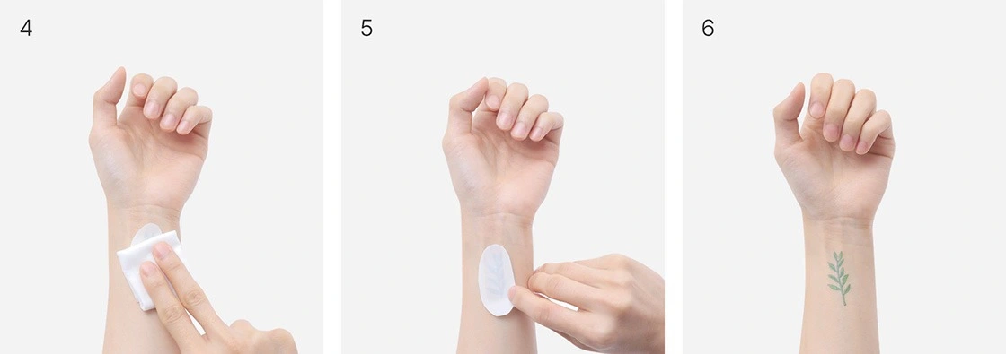 타투스티커, 타투스티커꿀팁, 타투스티커부착