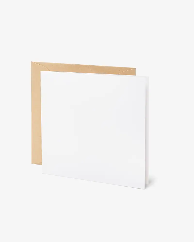 Mini Square Folded Card (Horizontal)