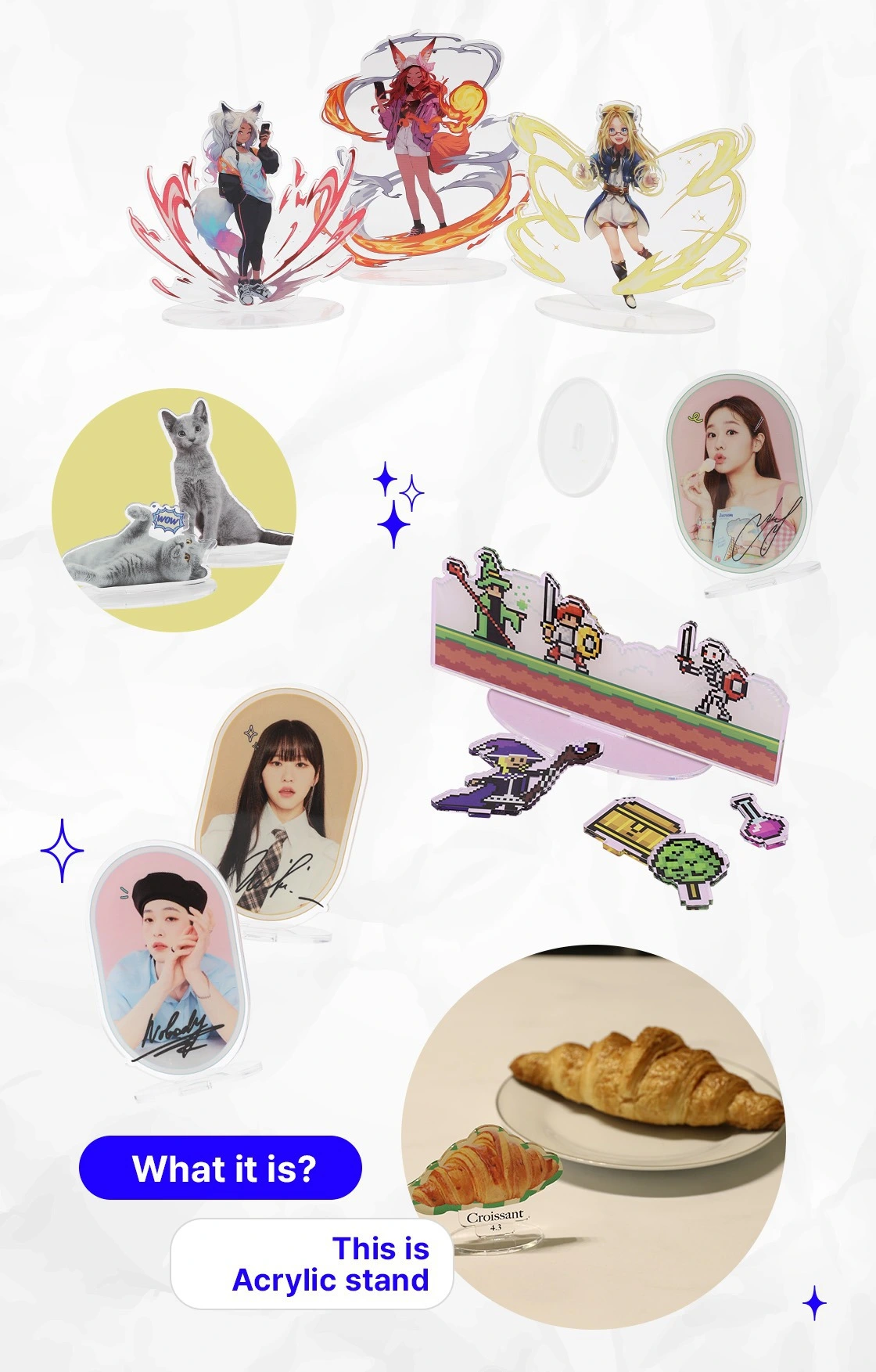 아크릴 스탠드 아크릴굿즈