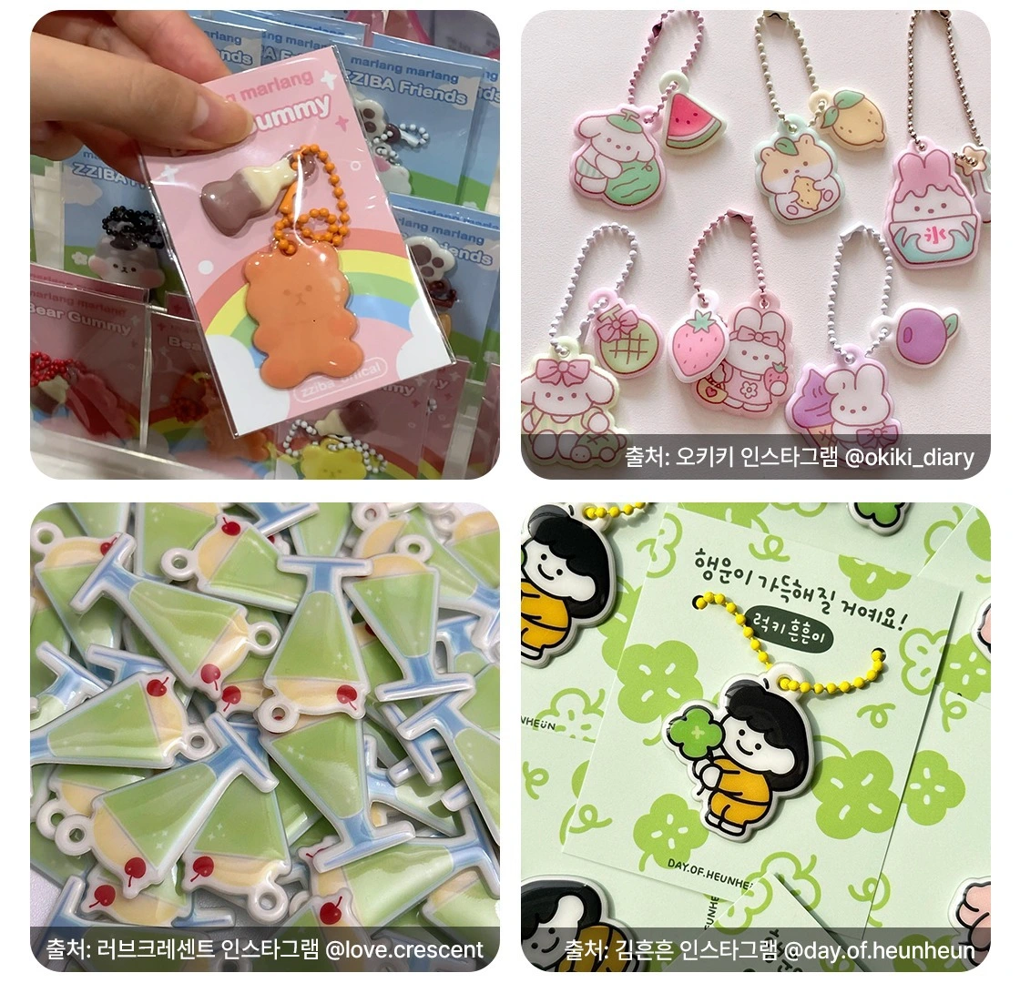 서울일러스트페어, 다꾸, 폴꾸, 아크릴 굿즈, 아크릴 키링, 아크릴 집게, 캐릭터 도장, 아크릴 스탠드, 스티커, 인형 키링
