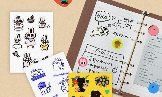 Diary decoration item