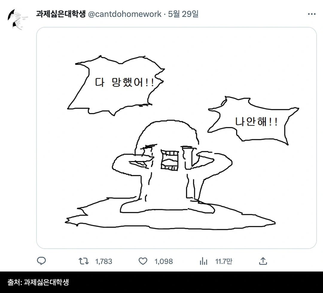 과제싫은대학생, 대학생짤, 대학생밈