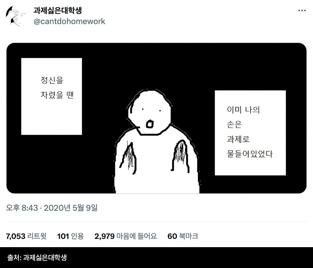 과제싫은대학생, 대학생짤, 대학생밈