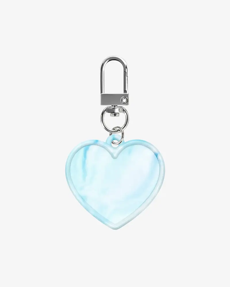 Heart-shaped Recyclable Plastic Keychains