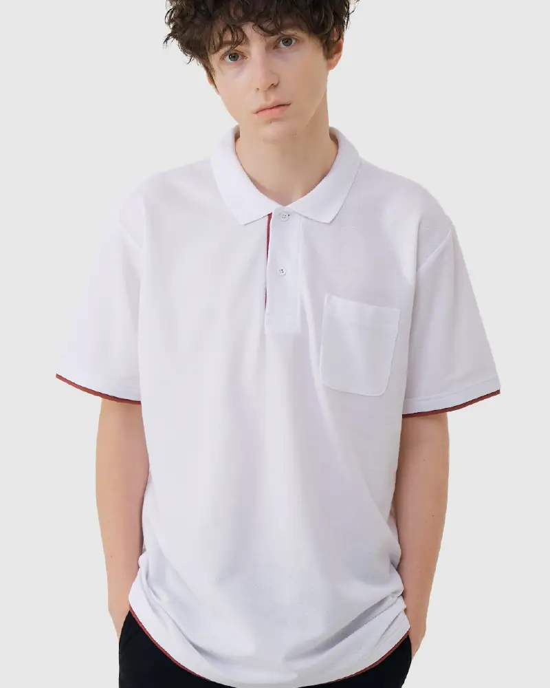 Layered T/C Adult Pocket Polo Shirt