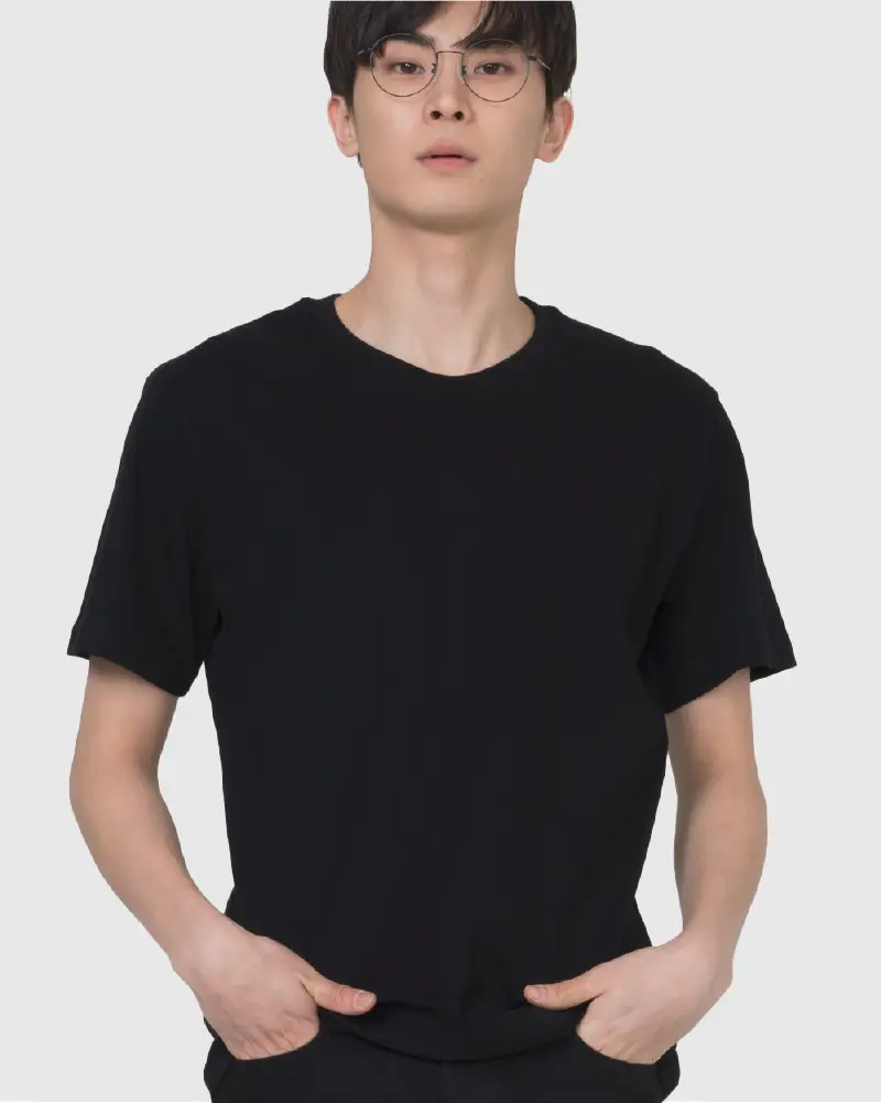 20수 라운드 옆라인 티셔츠(남녀공용)