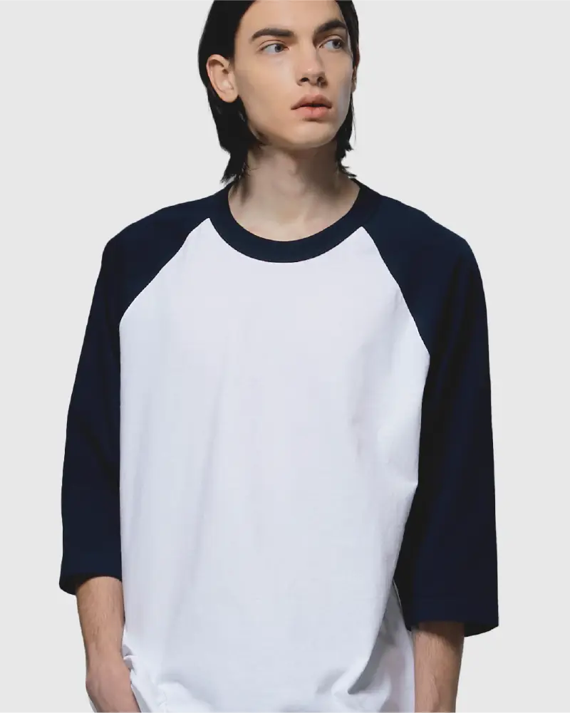 Alstyle 7分袖ラグランTシャツ