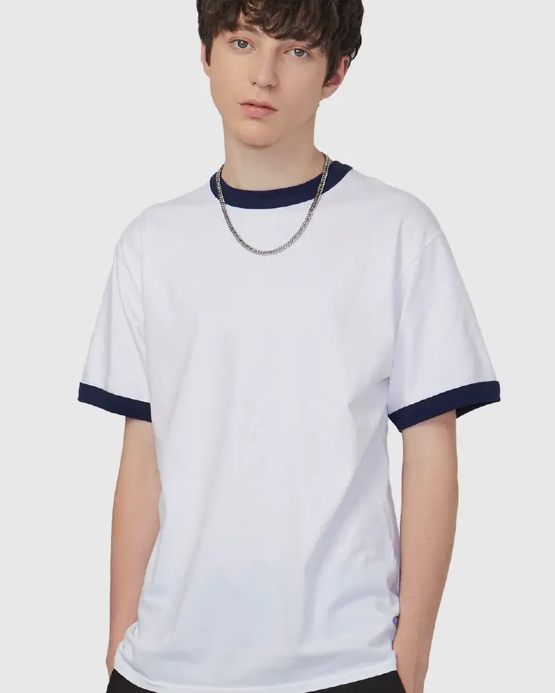 Premium Cotton 76600 Adult Ringer T-shirt