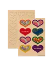 Heart B Kraft Sticker