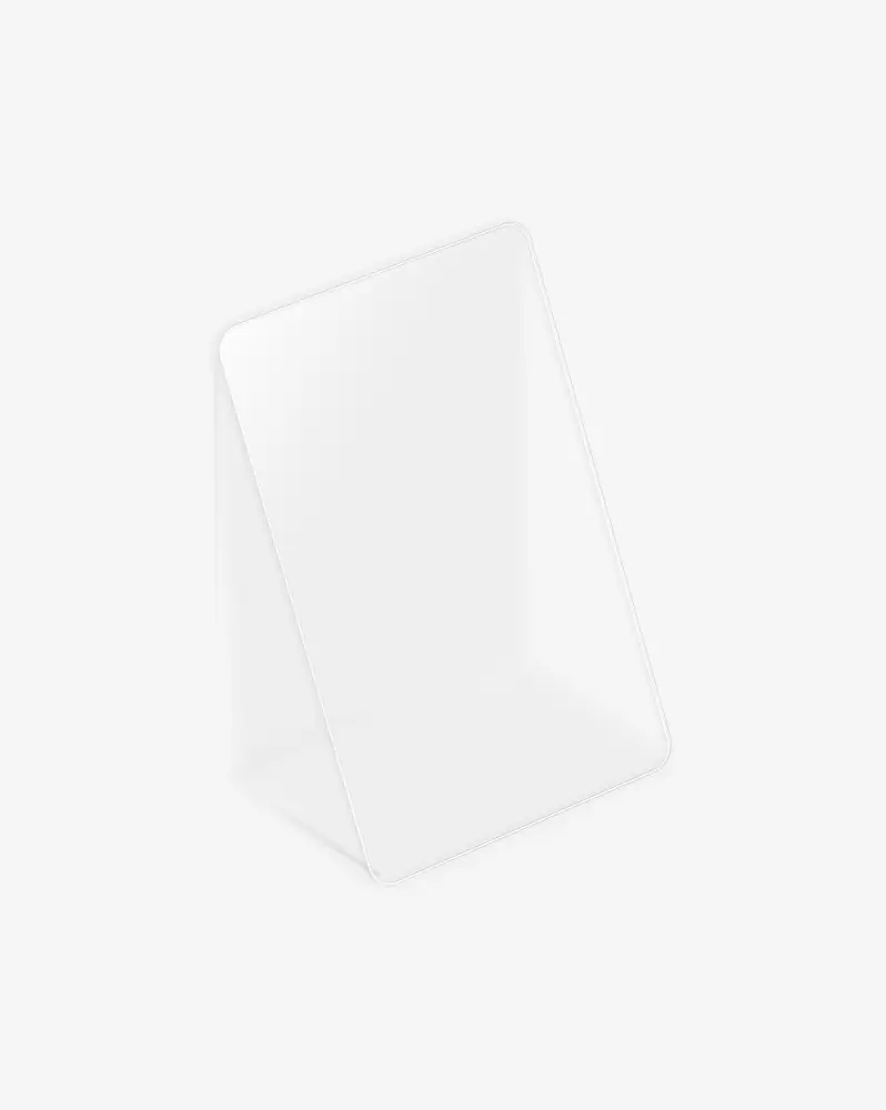 Vertical Transparent Photocard (White Layer)