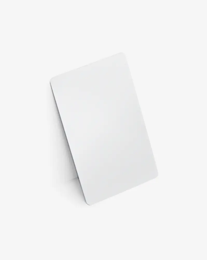 Vertical Metallic Photocard