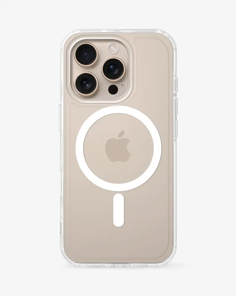 iPhone 16 PRO MagSafe Gel Hard Case (Clear)