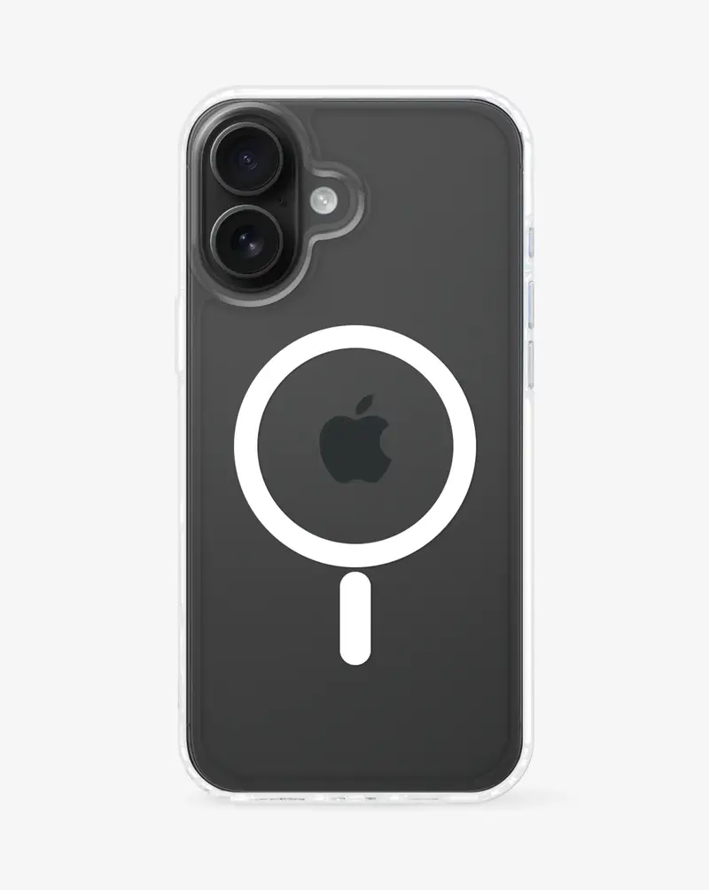 iPhone 16 MagSafe Gel Hard Case (Clear)