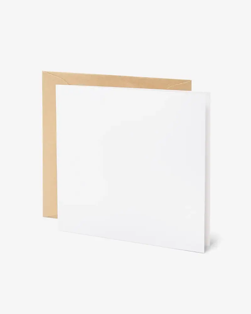 Square Folded Card (Horizontal)