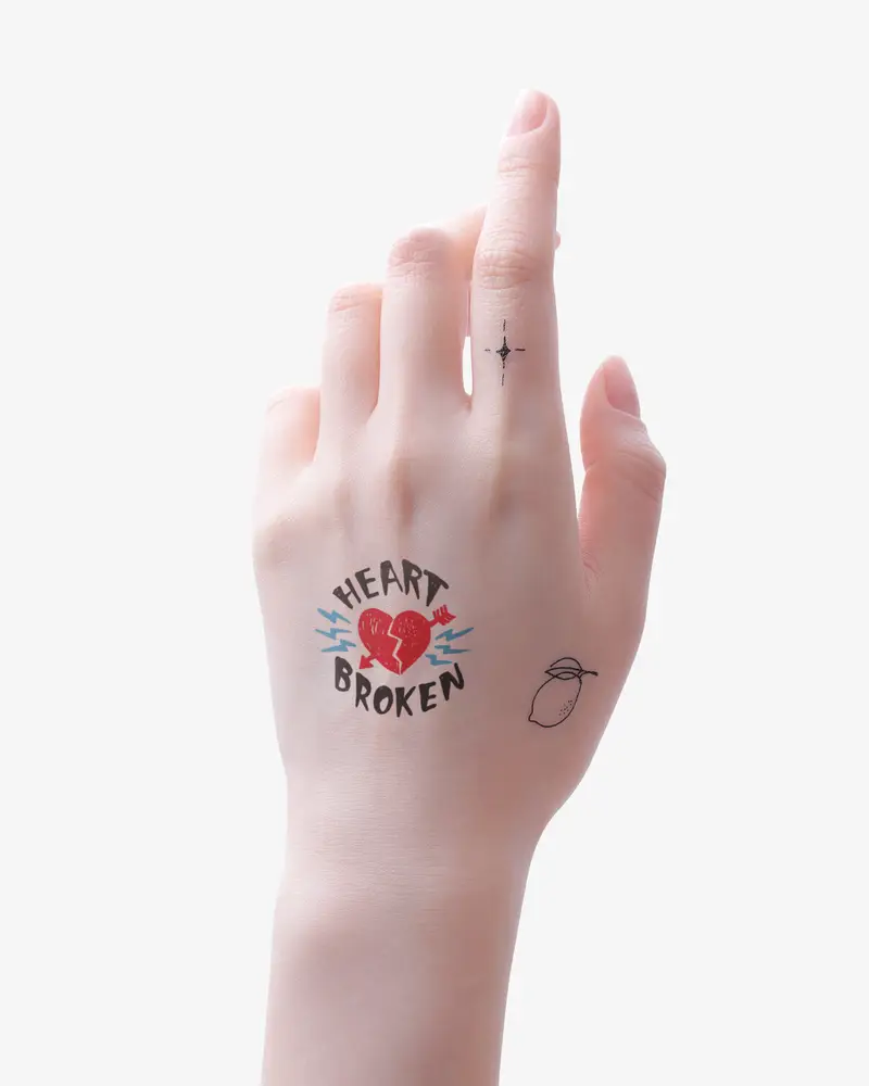 Tattoo sticker (2x2) (4 pieces)