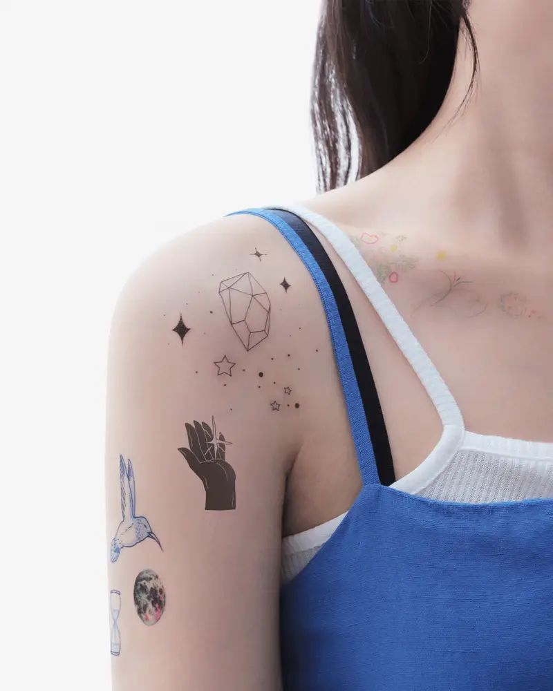 Tattoo sticker (5.1x7.1) (4 pieces)