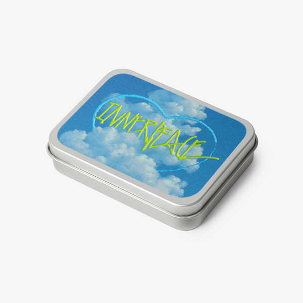 NOW IN PEACE studio Goods, Silver Tin Box (Small)