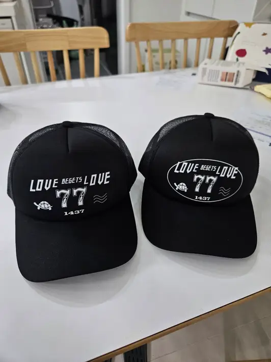 Trucker Hat Purchased 3.9 x 2.8 inch 제작 후기 I liked it so much that I ordered more - 마플 리얼 후기 