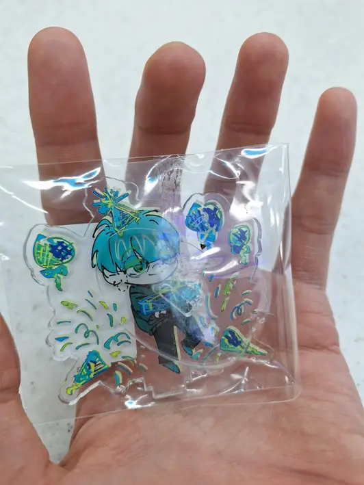 アクリルスタンド S (~幅 7cm) 65 x 63 mm 購入 제작 후기 よく出ました。 - 마플 리얼 후기 