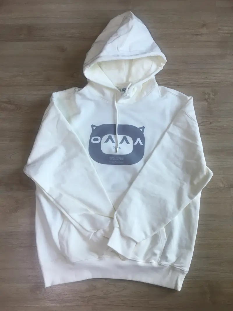 Daily Oversized Hoodie Purchased L 제작 후기 Soft fabric~ Comfortable fit! I love it so much~^^*- 마플 리얼 후기