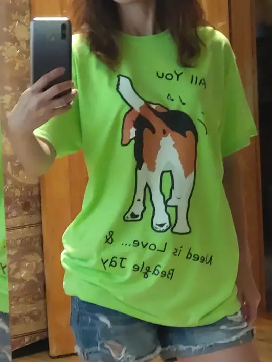 Gildan 5000 Neon T-Shirt Purchased M 제작 후기 I was amazed by the quality and they look great! - 마플 리얼 후기 