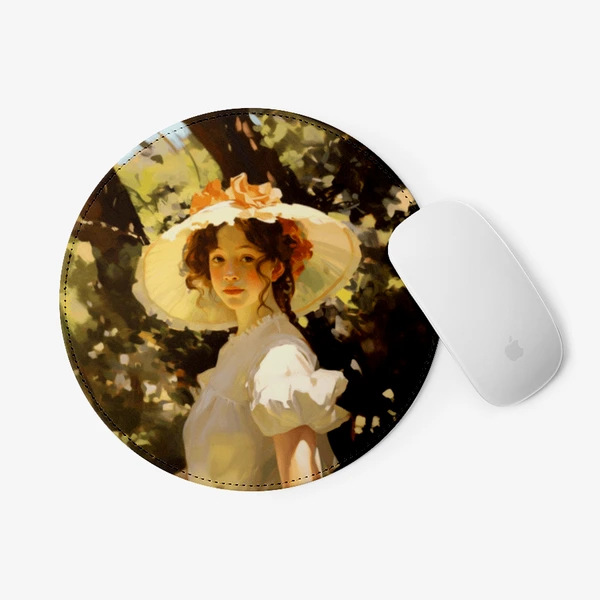 OKART Stationery, Round Mouse Pad