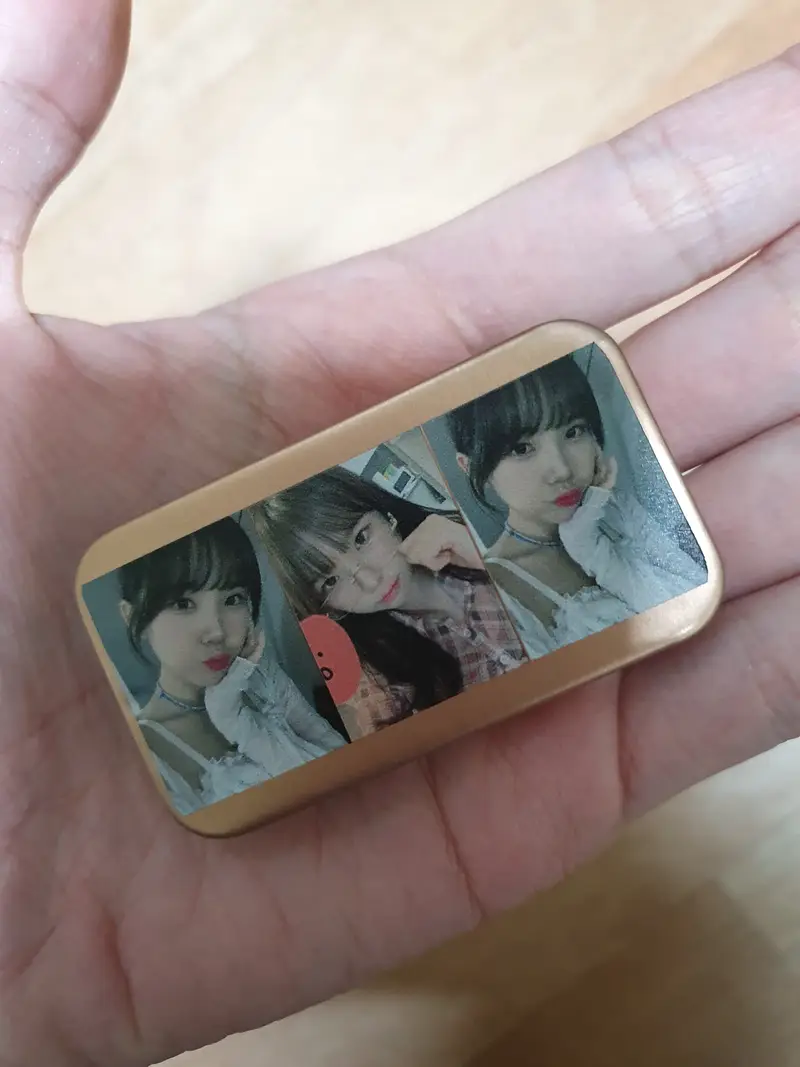 슬라이딩 틴케이스 6 x 3.4 x 1.1 cm 구매 제작 후기 생각했던것보딘 실제로 보니 훨씬 작아서 놀랐습니다- 마플 리얼 후기