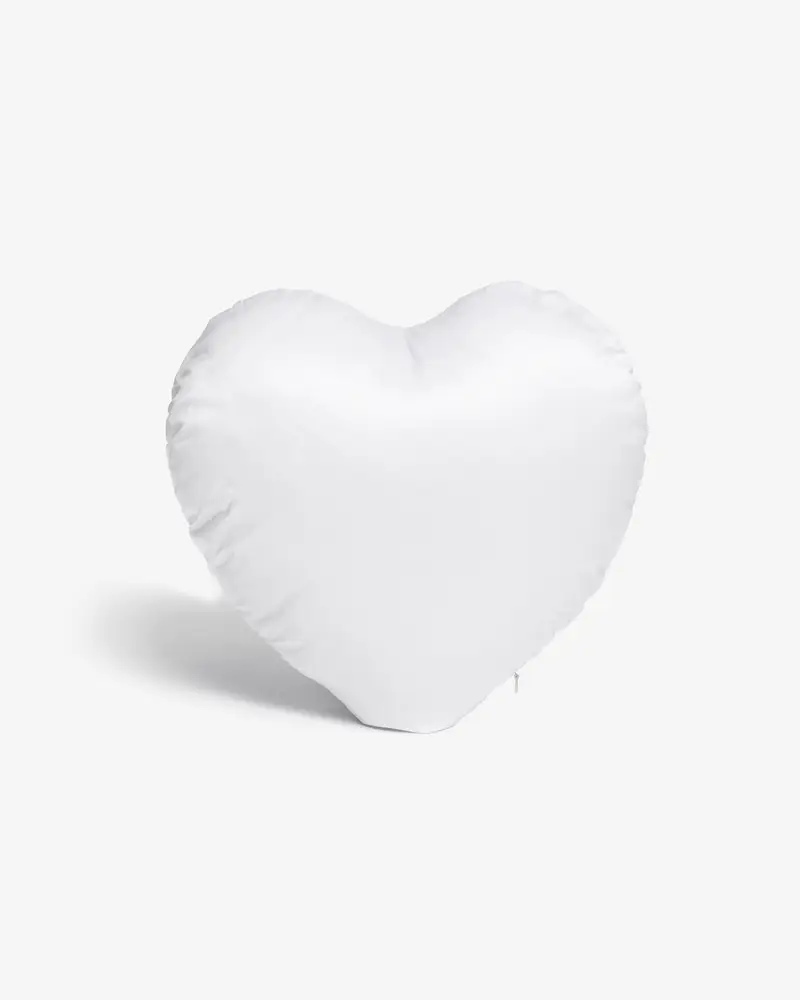 사틴 하트 쿠션