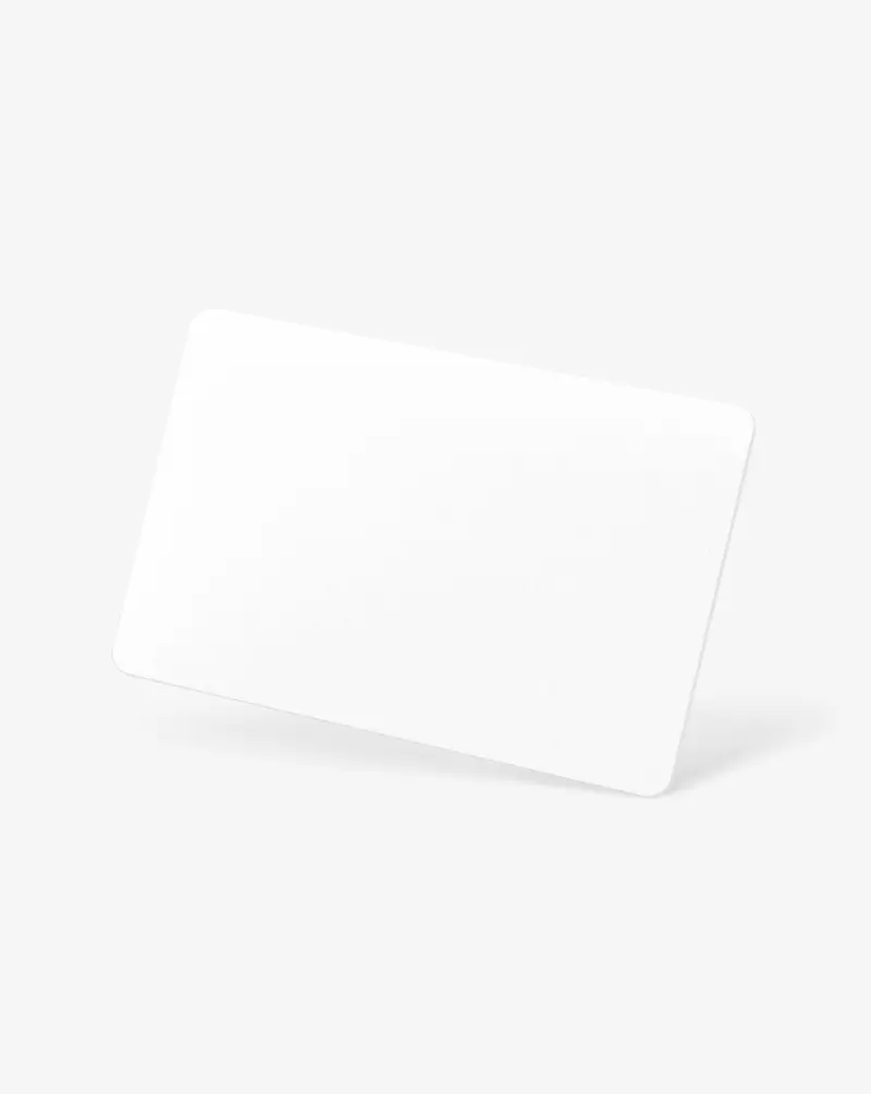 Snow Paper Horizontal Photo Card