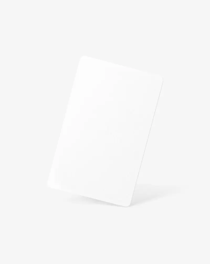Snow Paper Vertical Photo Card