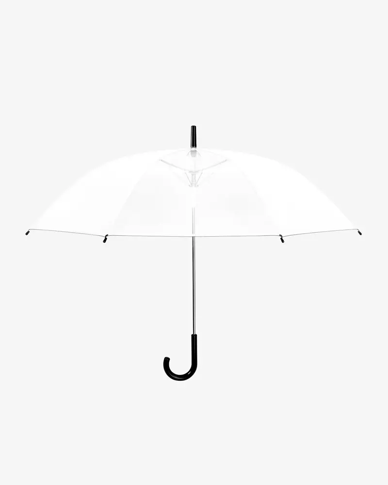 60 Transparent Long Umbrella