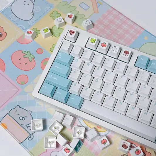 Custom Full color Key Cap (R4) Purchased 0.7 x 0.7 x 0.45 inch 제작 후기 These days, decorating keycaps is popular! I made one too ㅠㅠ Isn't it really cute!??! Just changing one keycap makes me feel so good when I'm using the computer!!! The price is also cheap, so if you want to make your own special keycap, I highly recommend it!!!
The advantage of only being able to make one
I'm going to try making different designs next time hehe ~
This is a review written after actually using the product that was provided as part of the Maple Supporters activity. - 마플 리얼 후기