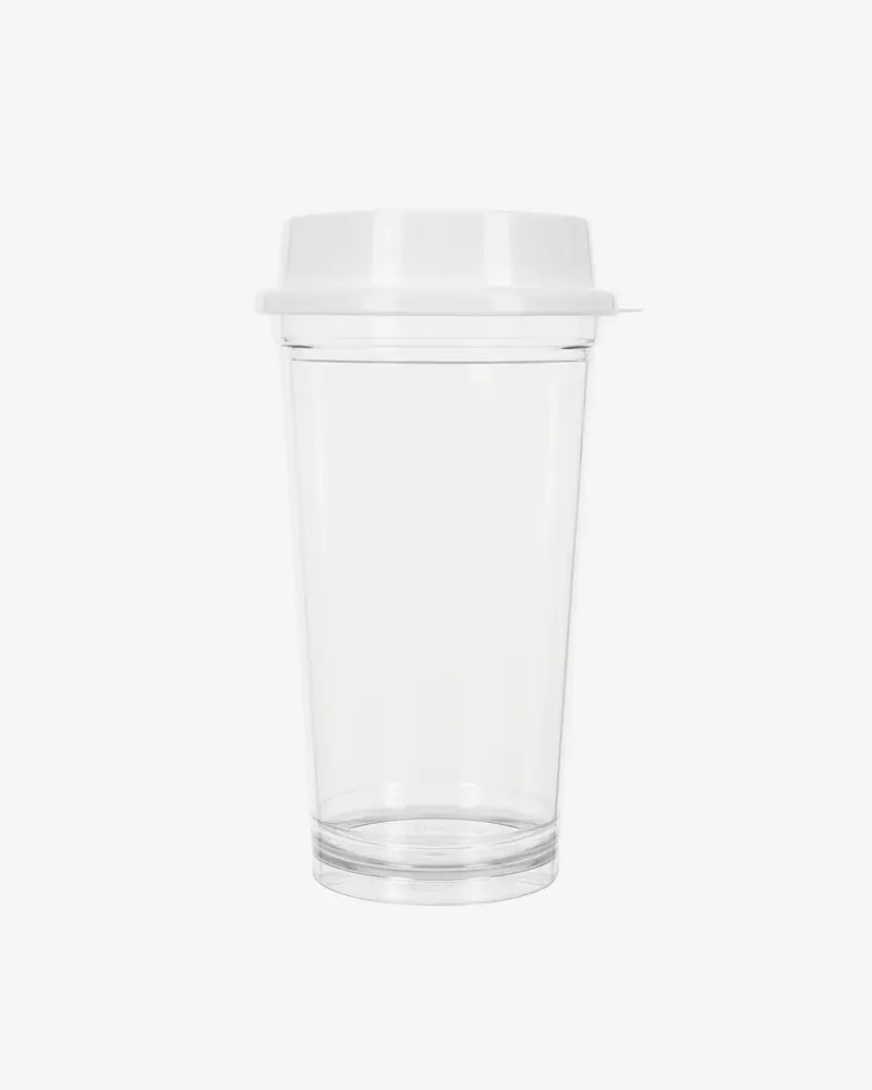 Transparent Reusable Tumbler