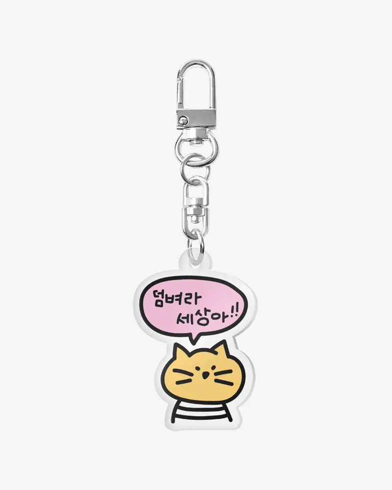 Custom Acrylic Key Ring (Clear)
