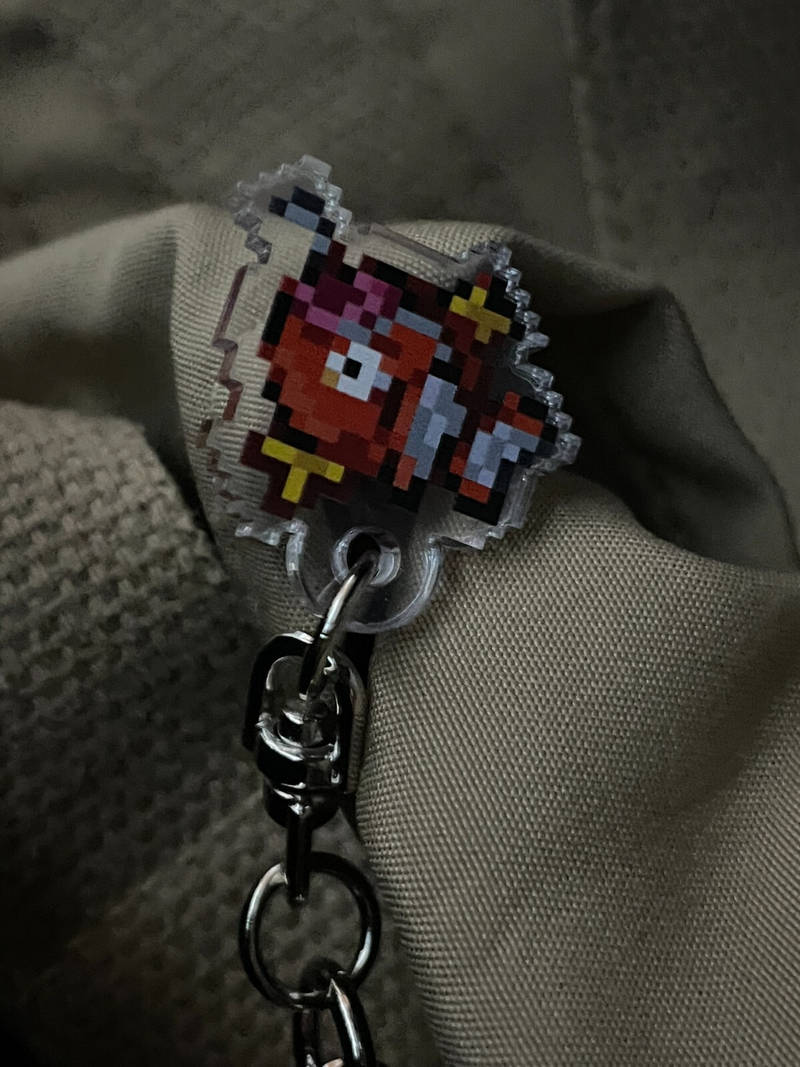 Custom Acrylic Key Ring (Clear) Purchased 9.84 x 9.84 inch 제작 후기 I like that it came out exactly as I wanted.- 마플 리얼 후기