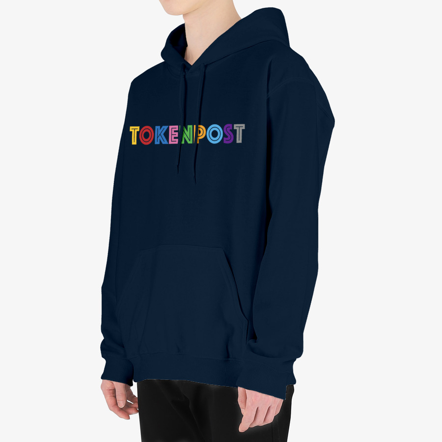 Tokenpost Color block Limited edition Hoodie, 마플샵 굿즈